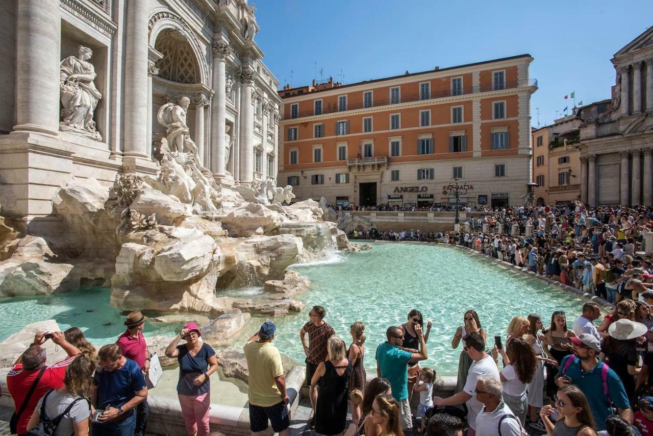 La Finestra Su Fontana Di Trevi - Charming View Apartment โรม ภายนอก รูปภาพ